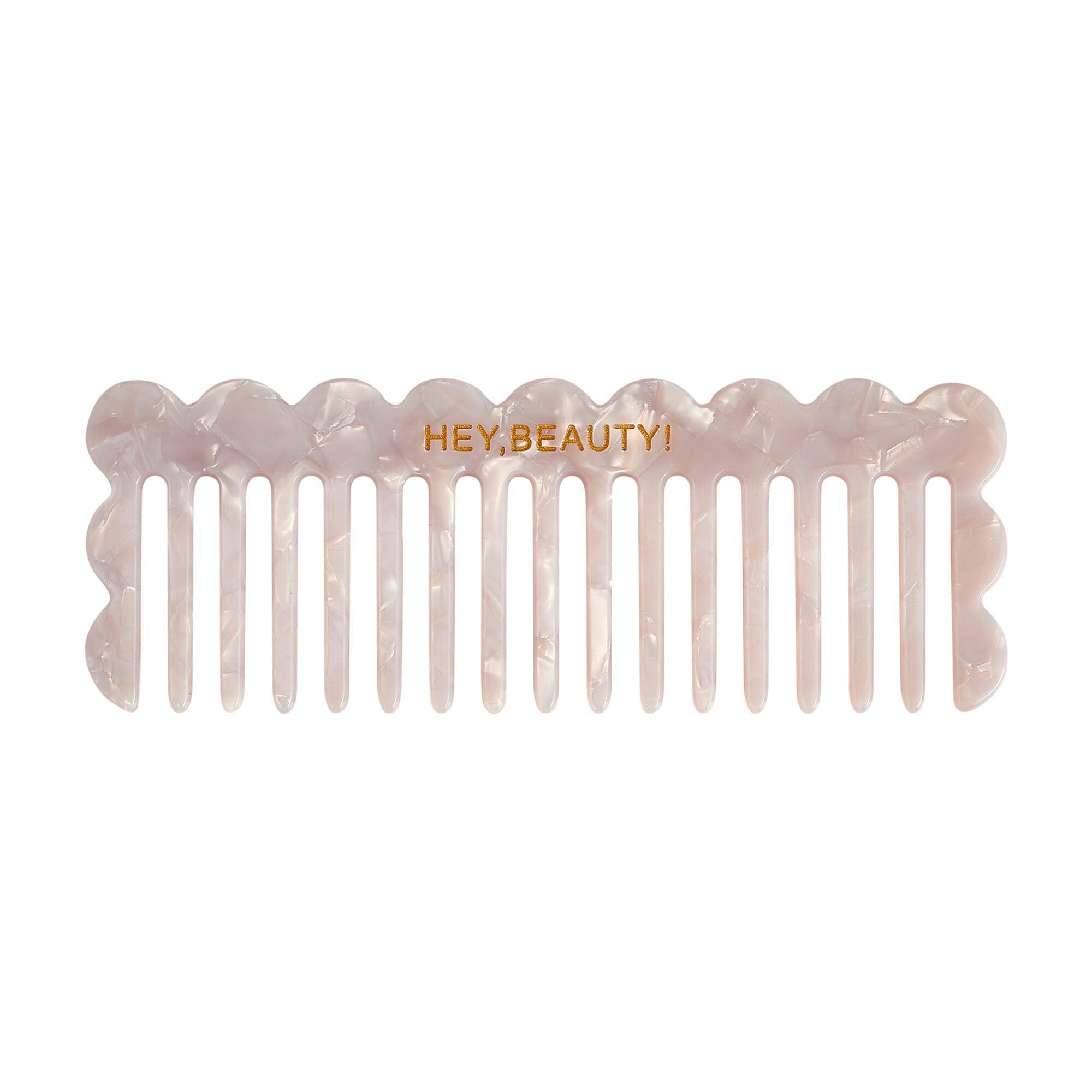 FLOWER COMB in Pearl