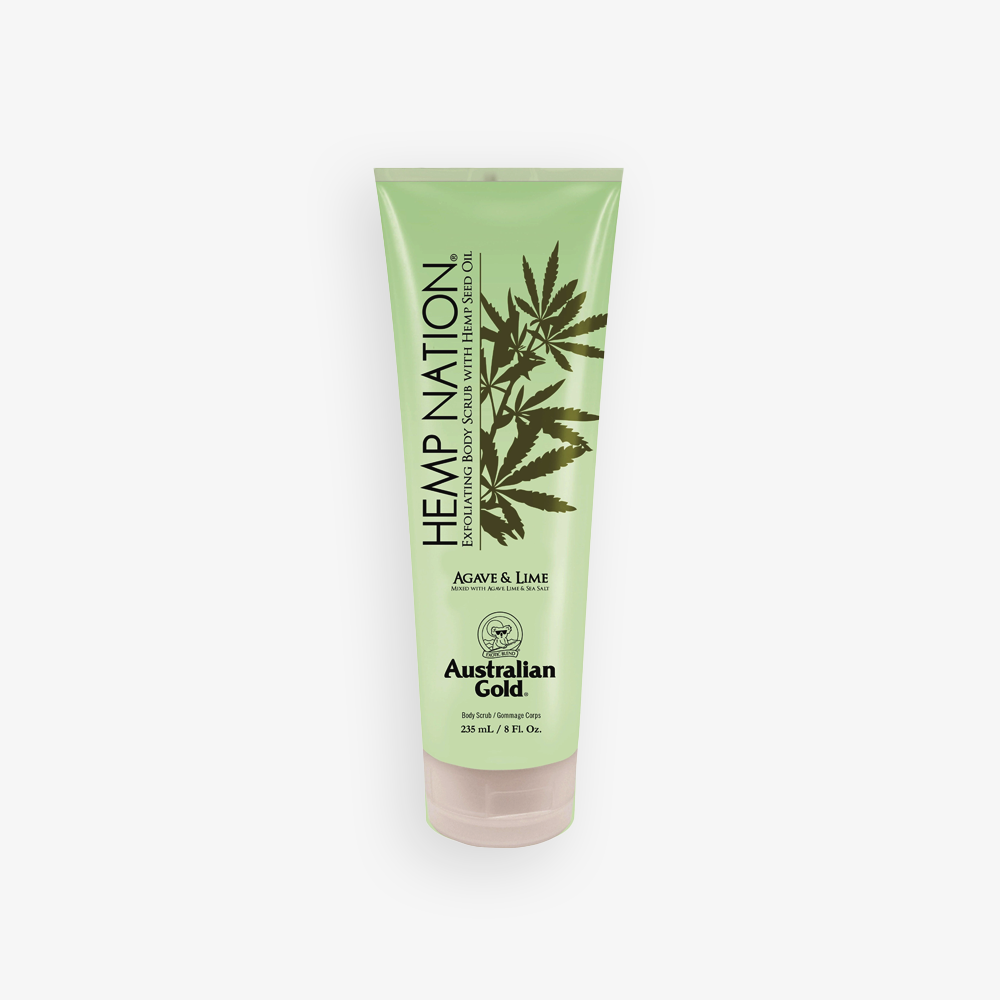 Moisturizing Body Scrub, Hemp Nation Agave & Lime 237ml - Australian Gold