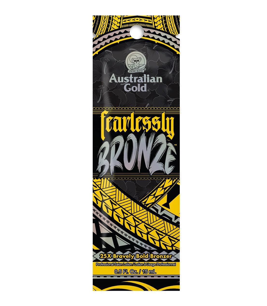 Single-Use Tanning Lotion, Fearlessly Bronze 15ml - Australian Gold