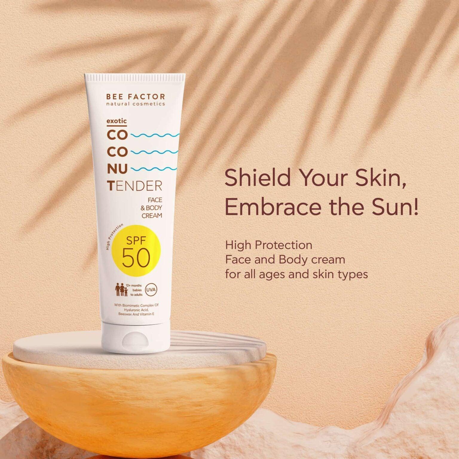 Αντηλιακή Κρέμα SPF50 Προσώπου & Σώματος – 150ml (κατάλληλη από 12 μηνών)