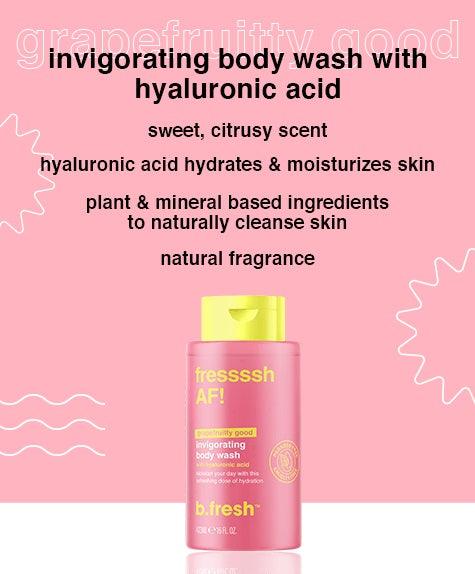 Fressssh AF!, Invigorating body wash 473ml - BFresh