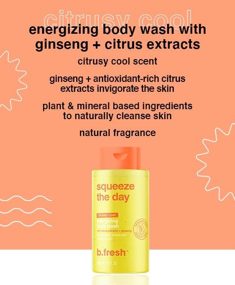 Squeeze the day, Energizing body wash 473ml - BFresh