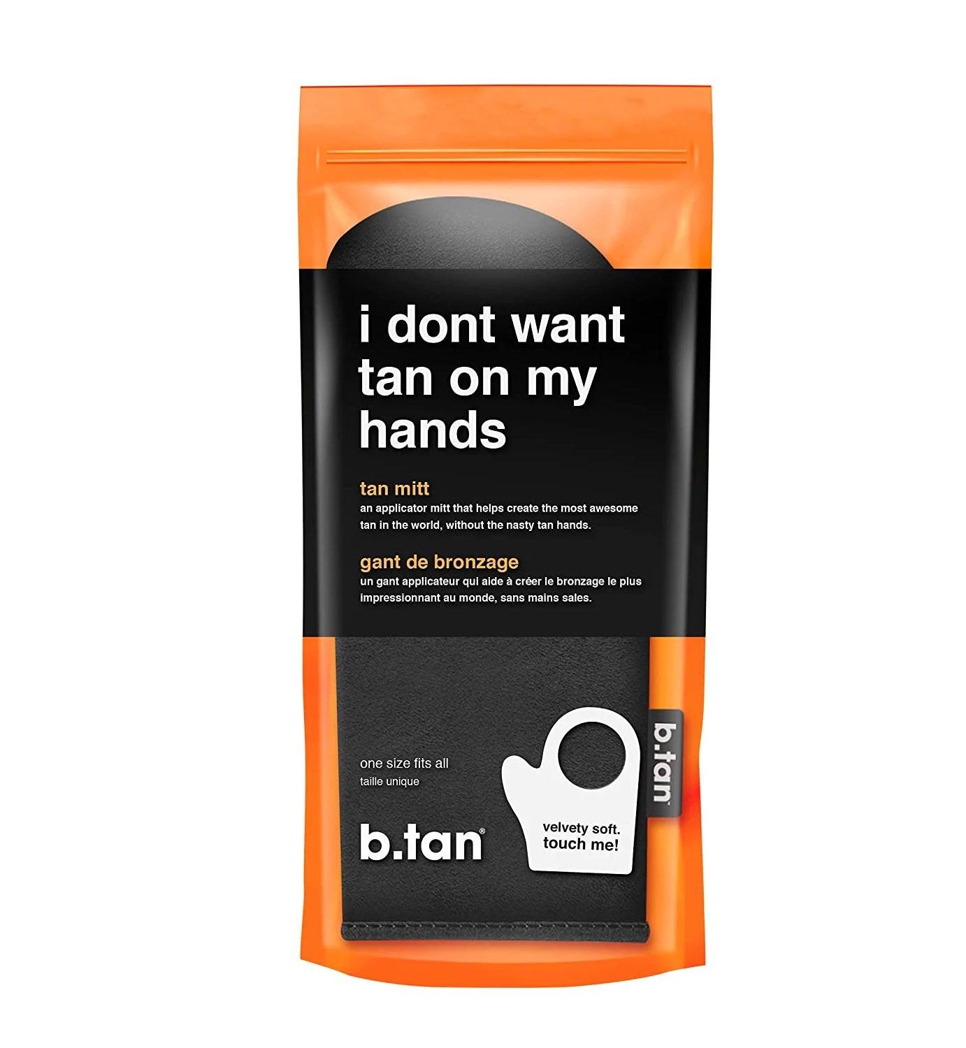Self tanning mitt, I don't want tan on my hands - BTan