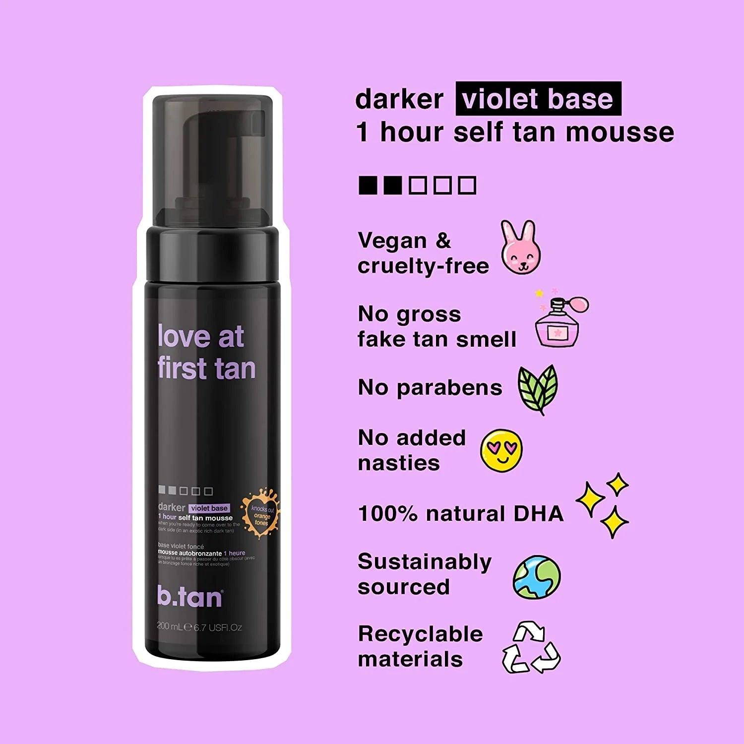 Love at first tan, Self Tan mousse 200ml - BTan