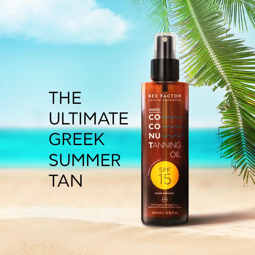 Λάδι για Γρήγορο & Βαθύ Μαύρισμα «Exotic Coconut» SPF15 – 150ml + 50ml Δώρο