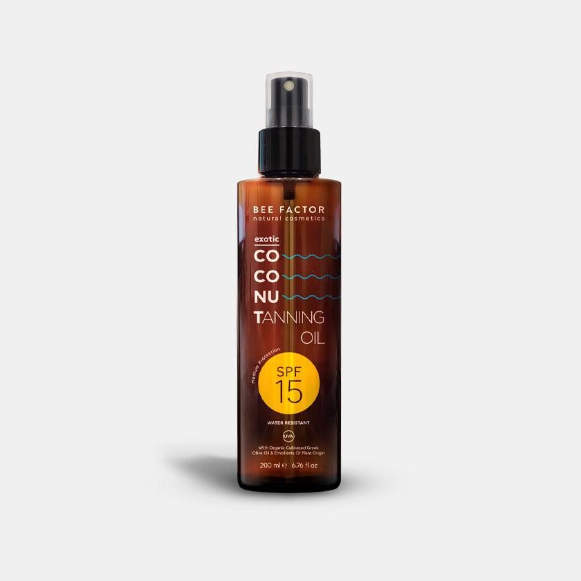 Λάδι για Γρήγορο & Βαθύ Μαύρισμα «Exotic Coconut» SPF15 – 150ml + 50ml Δώρο
