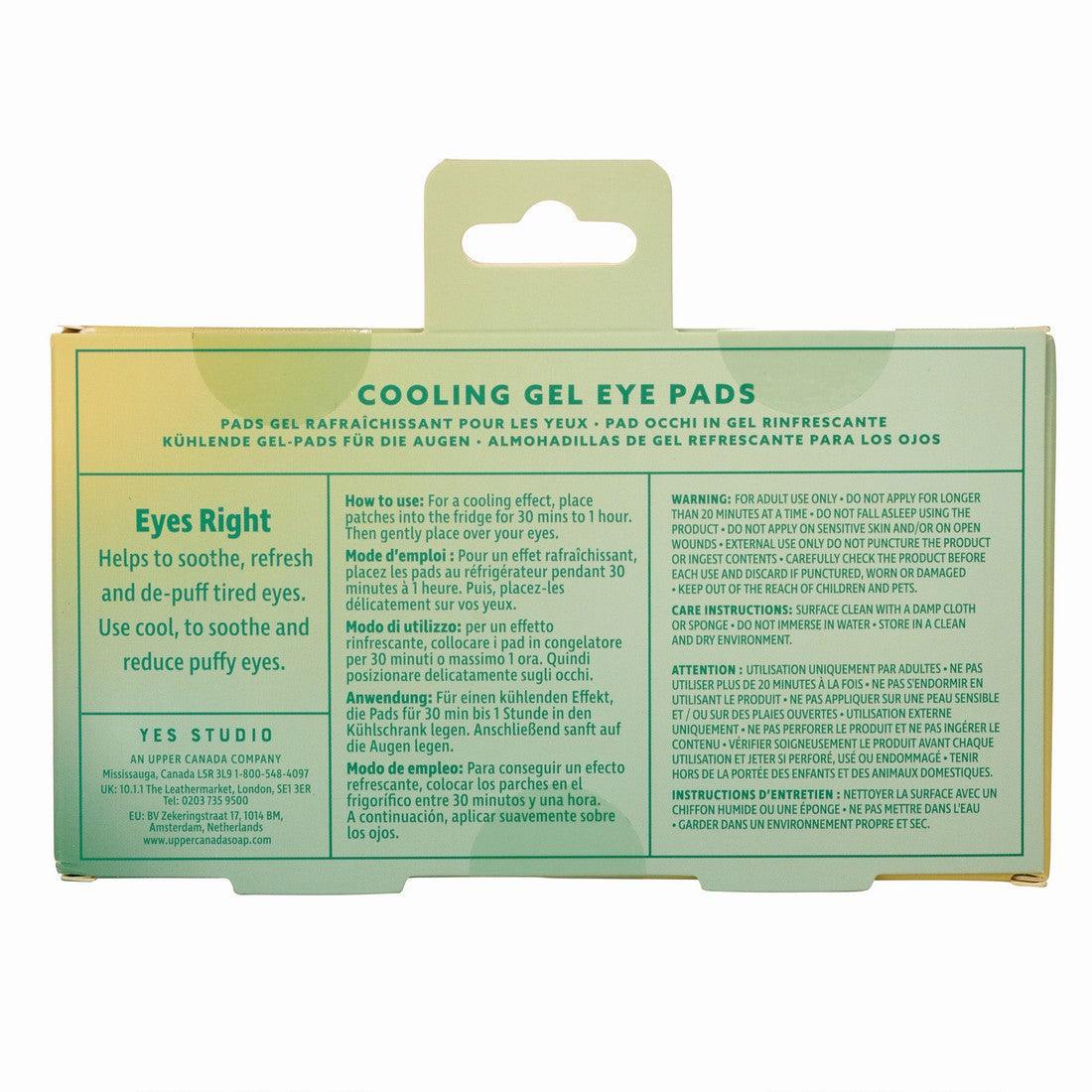 Cool as A... Cooling Gel Eye Pads - By Upper Canada
