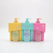 Cocktail Hour Body Wash Trio, Pineapple, Mint, Cherry - By Upper Canada