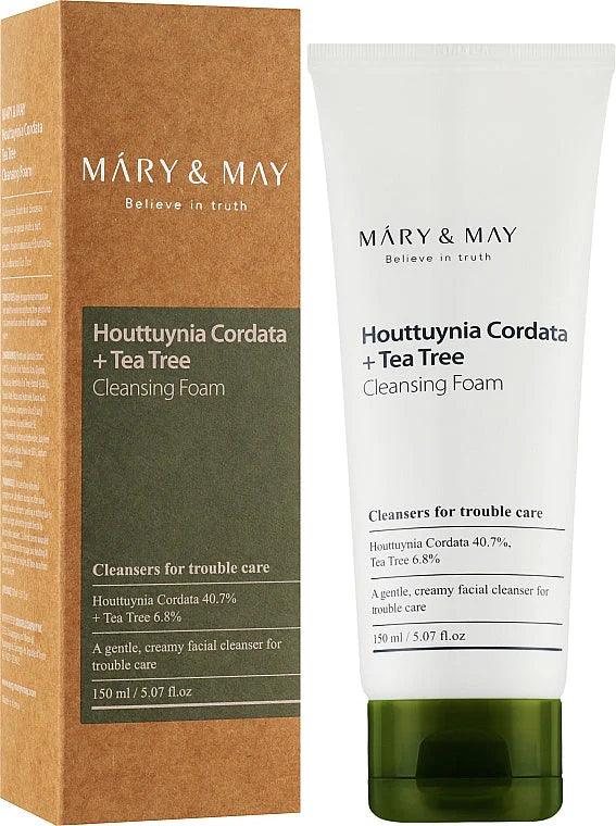 Mary & May Houttuynia Cordata + Tea Tree Cleansing Foam