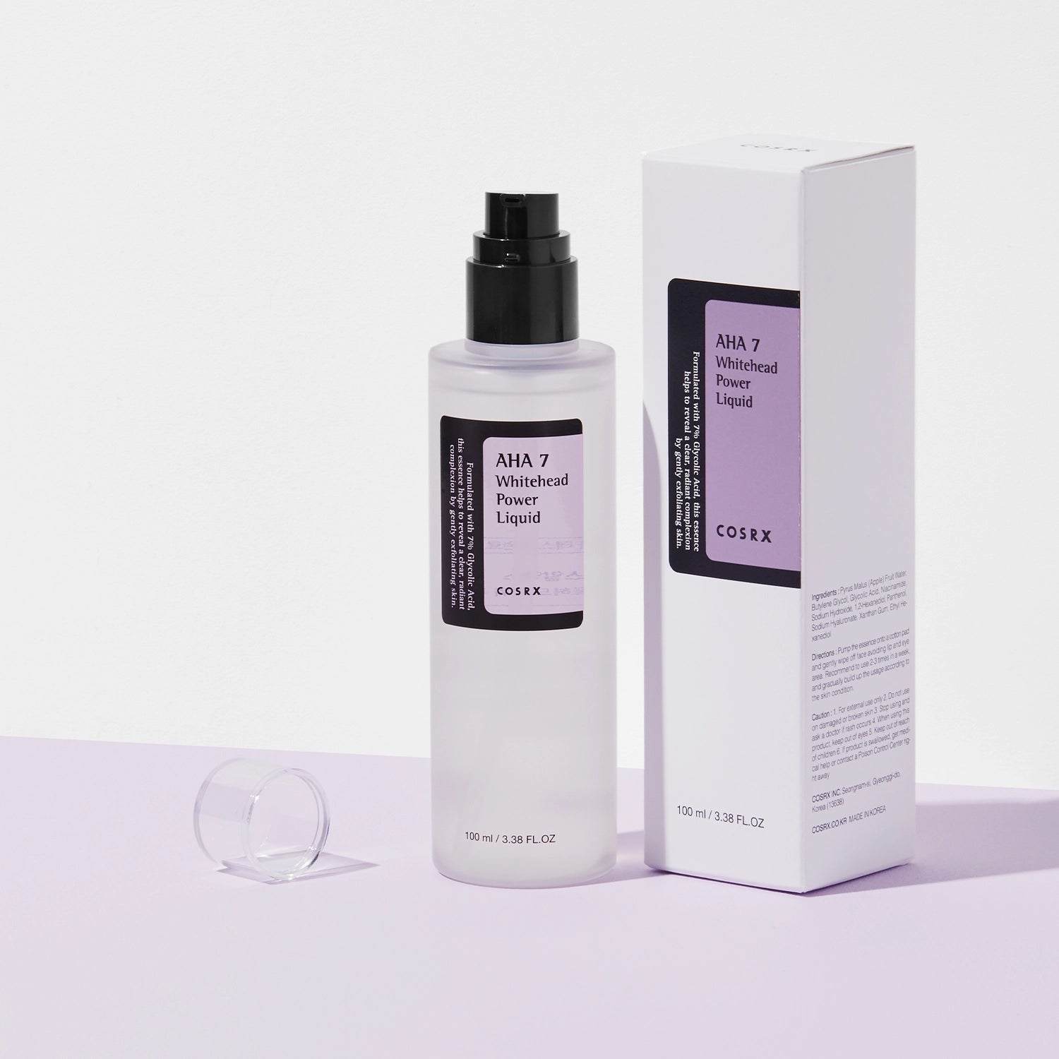 Cosrx - AHA 7 Whitehead Power Liquid - Exfoliating Liquid with Natural AHA Acid - 100ml