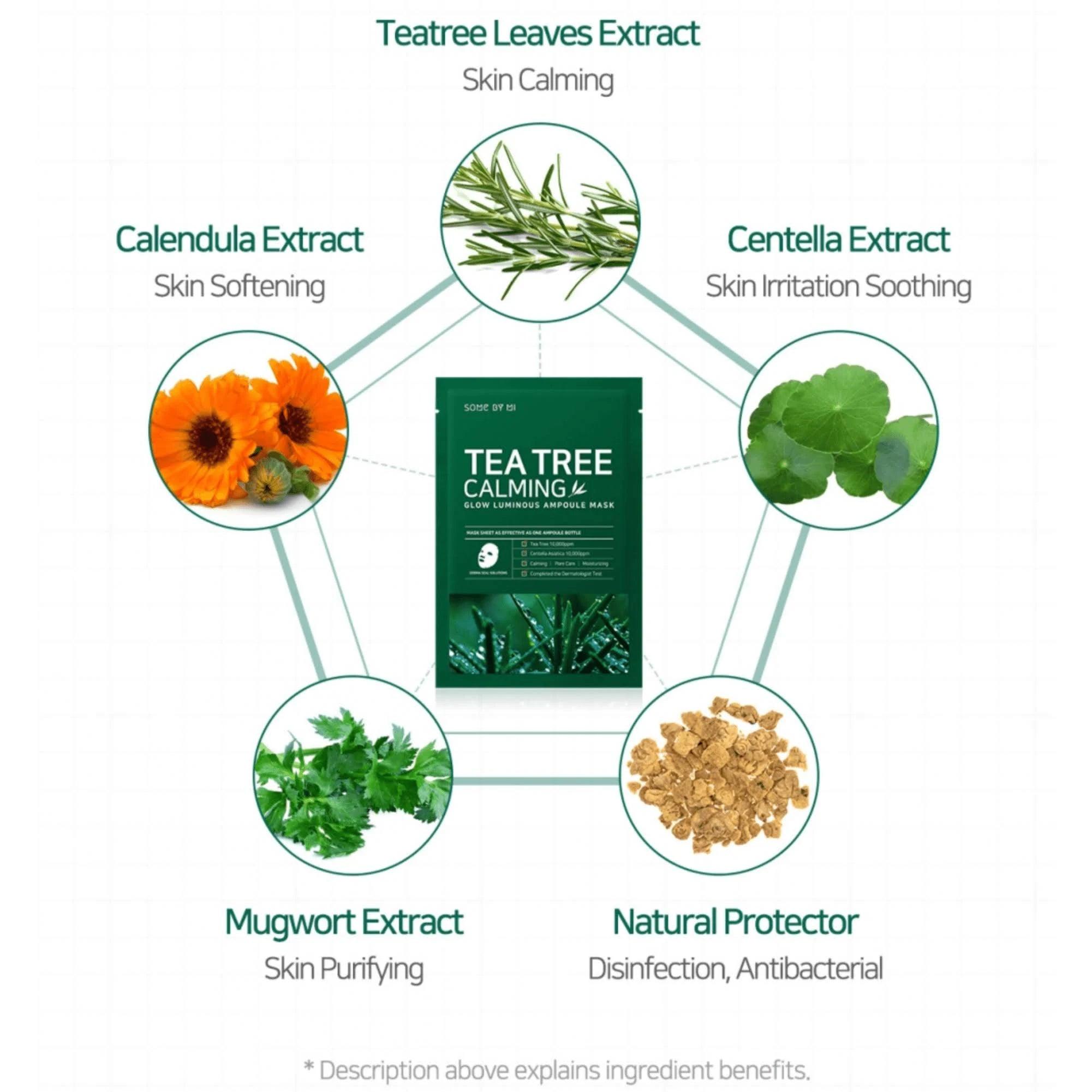 Tea Tree Calming Μάσκα Προσώπου