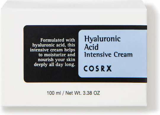 COSRX - Hyaluronic Acid Intensive Cream - Strongly Moisturizing Cream with Hyaluronic Acid - 100ml, 10 unit