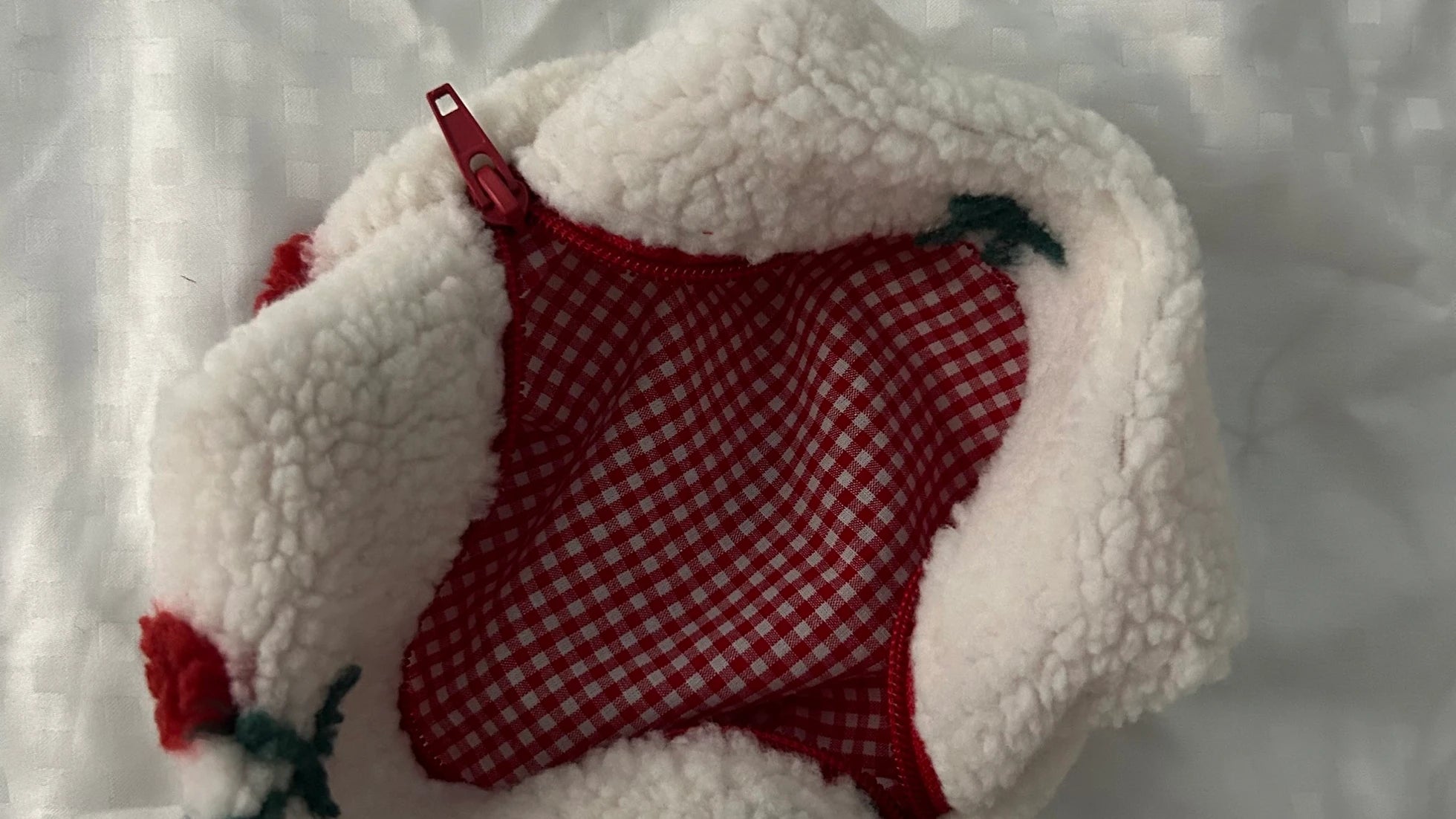 Crinolino Cherry Pop makeup bag