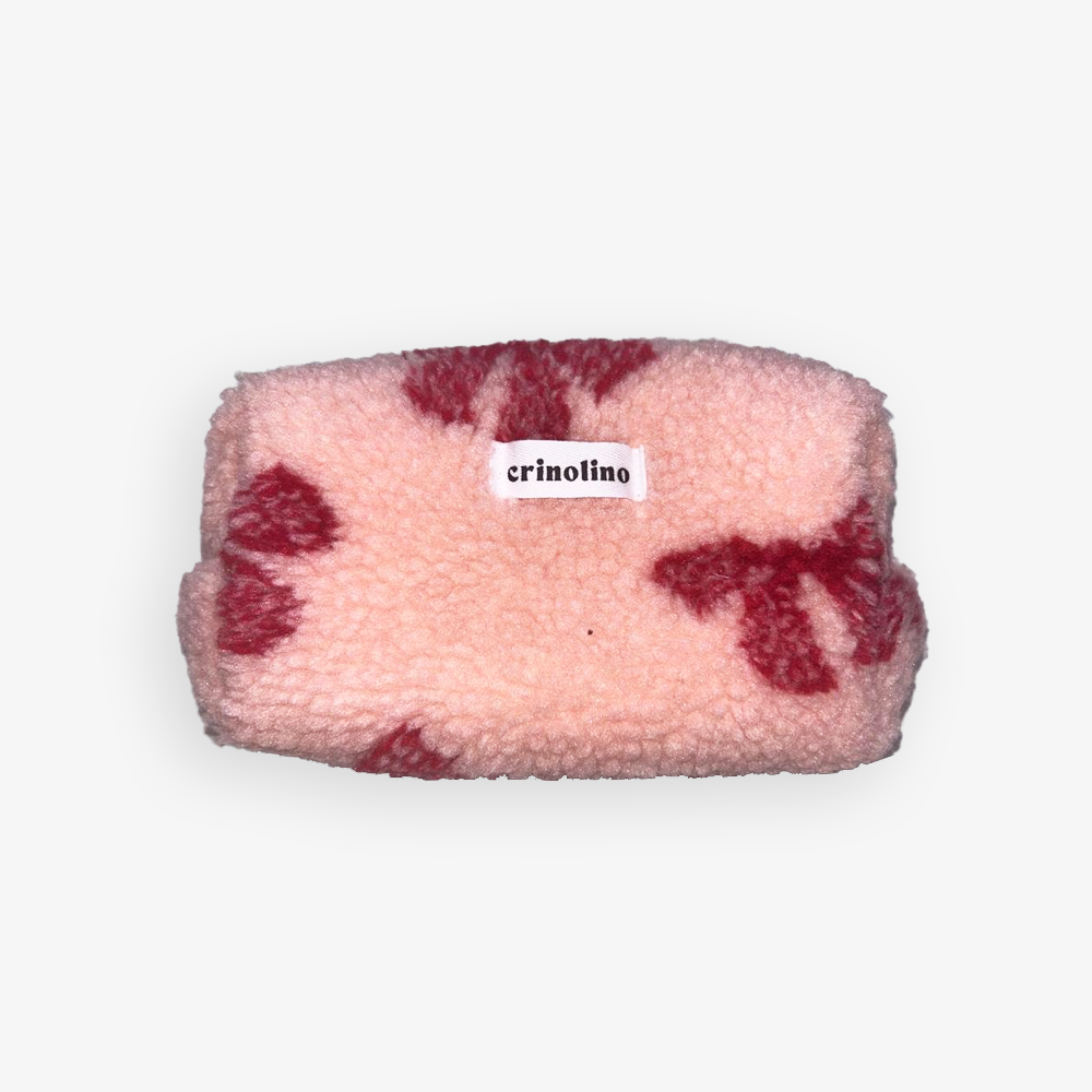 Crinolino Ruby Bow makeup bag