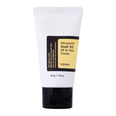 Advanced Snail 92 All in One Cream Tube - All-in-One Cream with Snail Mucus - 50g