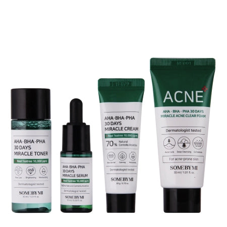 AHA BHA PHA 30 Days Miracle AC SOS Kit - Acne Skin Cosmetics Kit